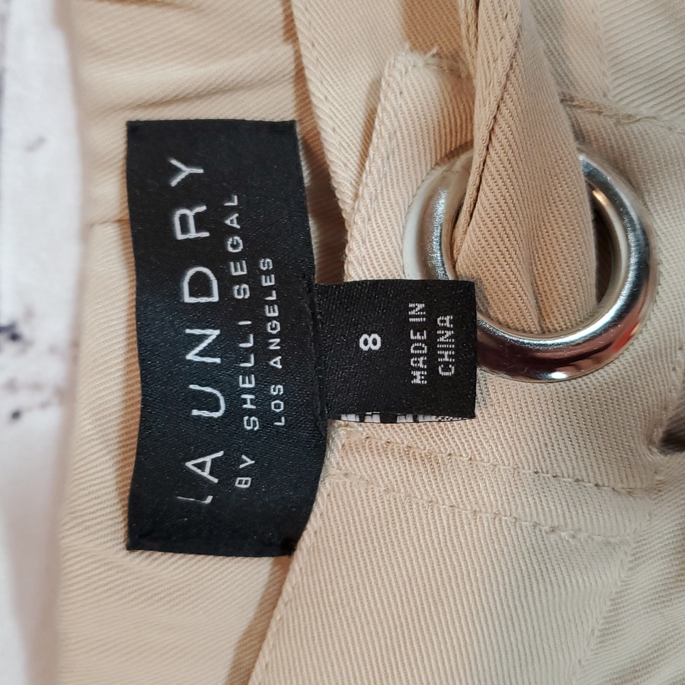 Laundry By Shelli Segal Women's Tan Shorts Size 8 NWT - Picture 4 of 7